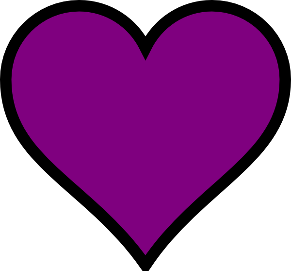 purple heart clip art free - photo #13