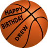 Happy Birthday Drew Clip Art