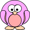 Purple Penguin Clip Art