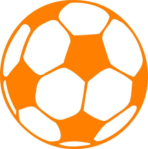Exactitud abrazo Producto Orange Football Clip Art at Clker.com - vector clip art online, royalty  free & public domain