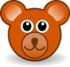 Teddy Bear Face Clip Art