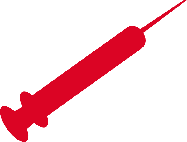 syringe clip art. Red Syringe clip art