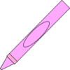 Pink Crayon Clip Art