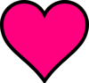 Pink Heart Clip Art