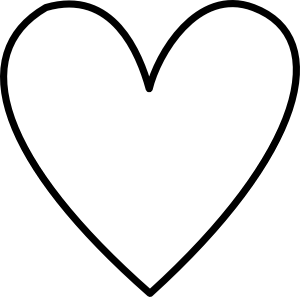 clip art heart template - photo #27