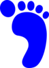 Blue Foot Clip Art