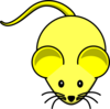 Yellow Mouse Clip Art