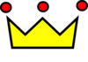 Red Yellow Crown  Clip Art