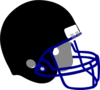 Football Helmet Black Clip Art