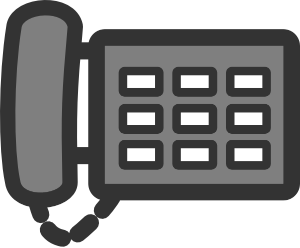 phone clipart vector free - photo #45