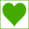 Green Heart Clip Art