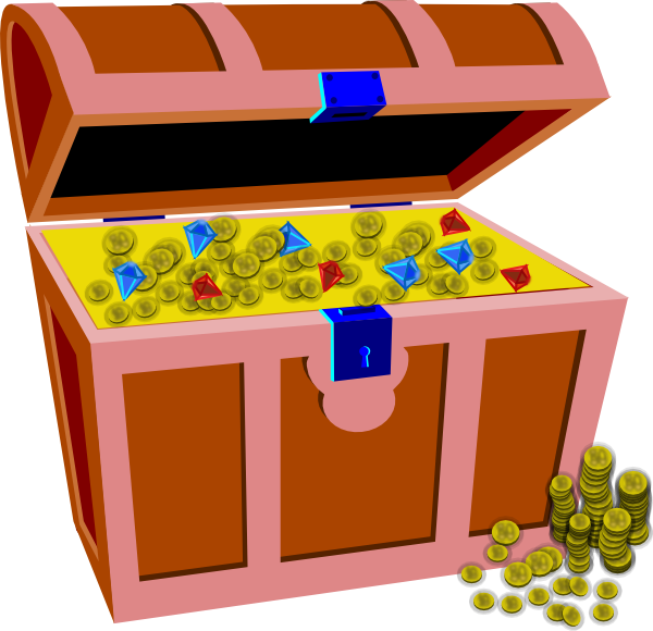 free clipart images treasure chest - photo #6
