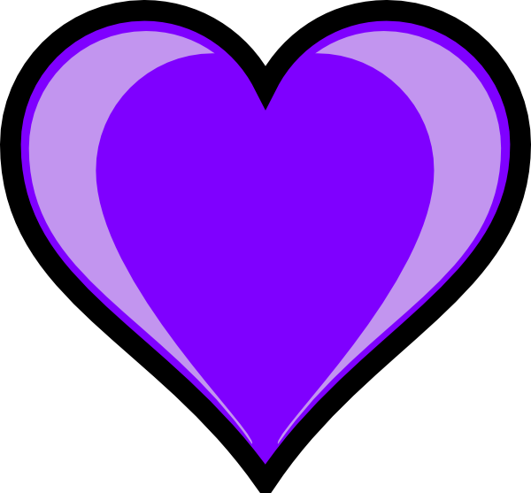 purple heart clip art free - photo #11