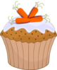 Carrot Cupcake 6 Clip Art