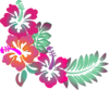 Hibiscus Corner Clip Art