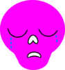 Sad Magenta Clip Art