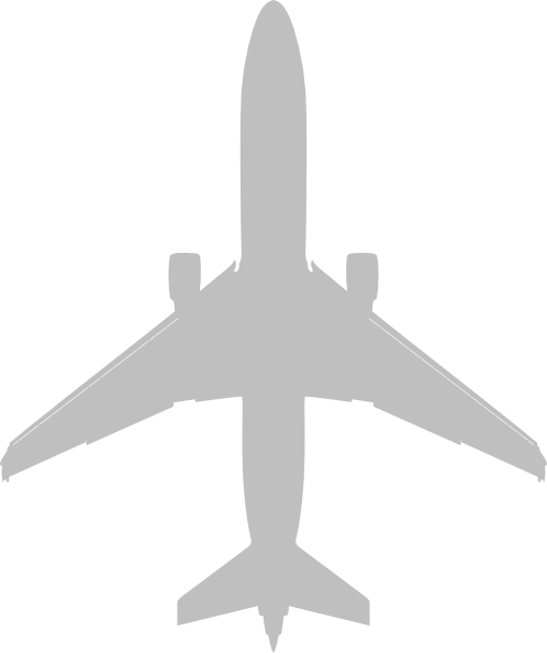 Plane Silhouette Grey Clip Art at Clker.com - vector clip art online