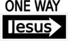 One Way Jesus Clip Art