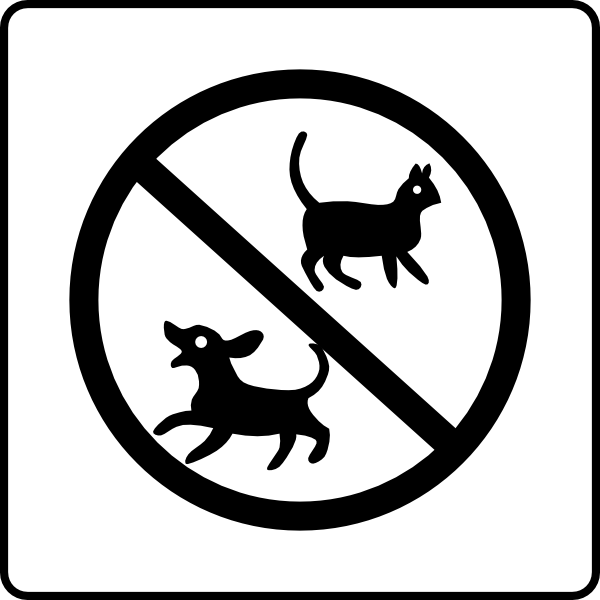 free clipart no dogs allowed - photo #15