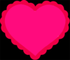 Pixabella Pink Lace Heart Clip Art