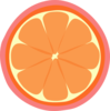 Coral Tangerine 2 Clip Art