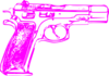 Pink Gun Clip Art