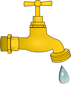 Dripping Faucet Clip Art