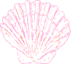 Light Pink Shell Clip Art