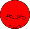 Red Circle Design Clip Art