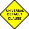 Universal Default Sign Clip Art