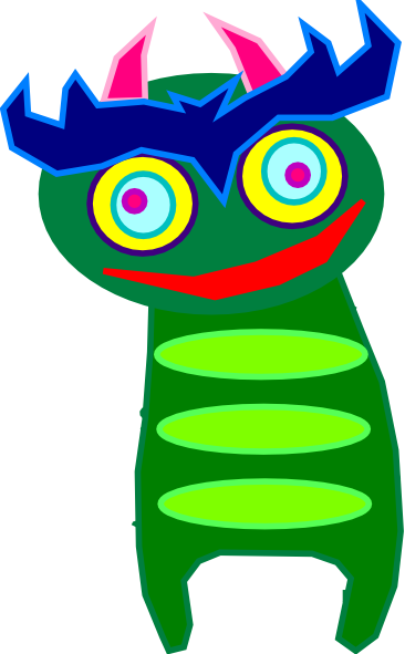 clipart green monster - photo #14