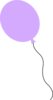 Light Purple Balloon Clip Art