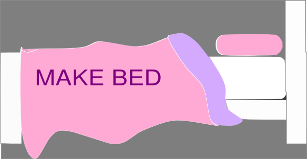 Make Bed Clip Art at Clker.com - vector clip art online, royalty free ...