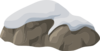 Alpine Landscape Rock Snowy Clip Art