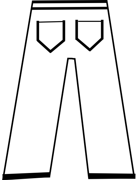 cartoon jeans clip art - photo #16