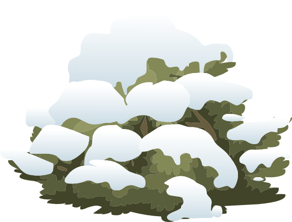 Alpine Landscape Snow Bush Clip Art at Clker.com - vector clip art