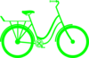 Green Bike Clip Art