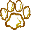 Lions Paw Print Clip Art