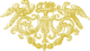 Eagle Crest, Gold Small Clip Art