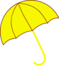 Yellow Umbrella Clip Art