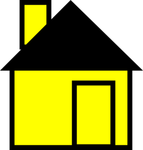 clipart yellow house - photo #10