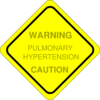 Warning Sign Pulmonary Hypertension Clip Art