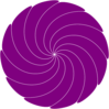 Purple Spiral Clip Art