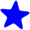 Blue Star Clip Art