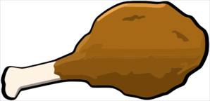 Chicken Leg Clip Art at Clker.com - vector clip art online, royalty