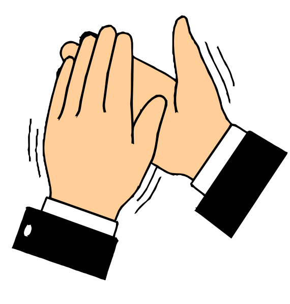 Clapping Hands Transparent B G Clip Art At Clker Com Vector Clip Art Online Royalty Free Public Domain