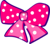 Pink Bow Clip Art