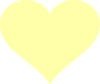 Yellow Heart Clip Art