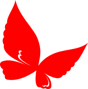 Red.butterfly Clip Art