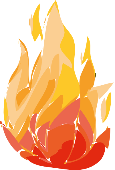 Fire Flames Clip Art at Clker.com - vector clip art online, royalty
